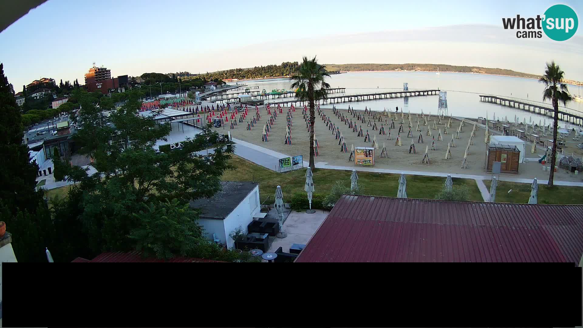 Webcam live Beach in Portorož
