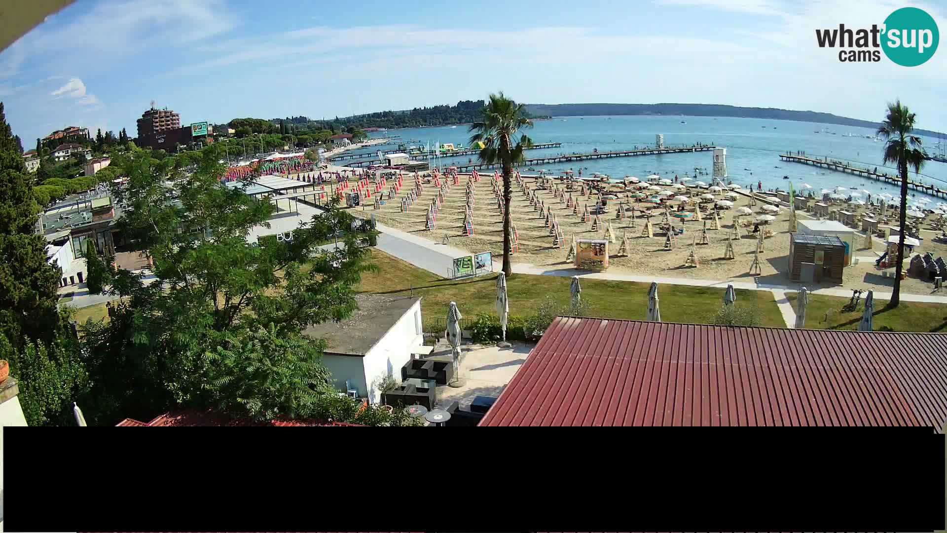 Webcam live Beach in Portorož