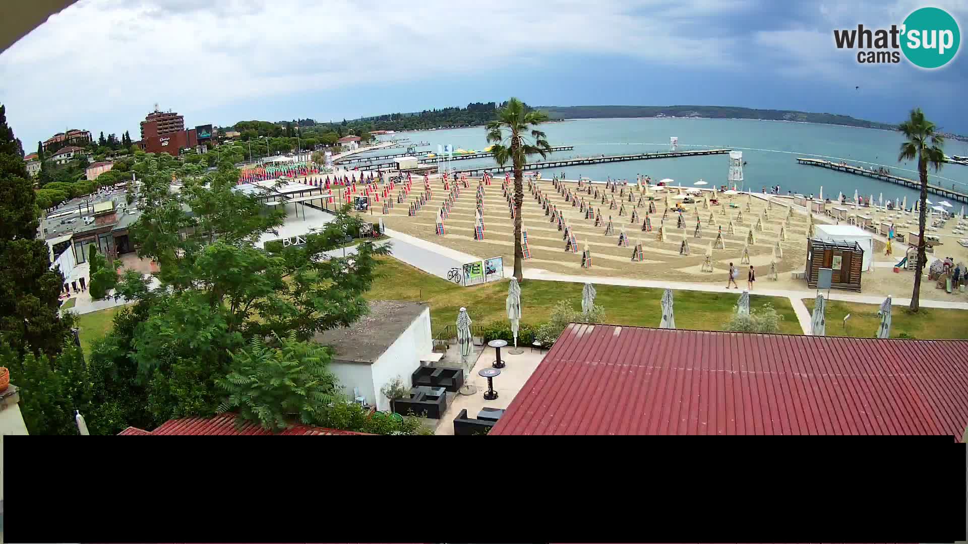 Spletna kamera Plaža Portorož