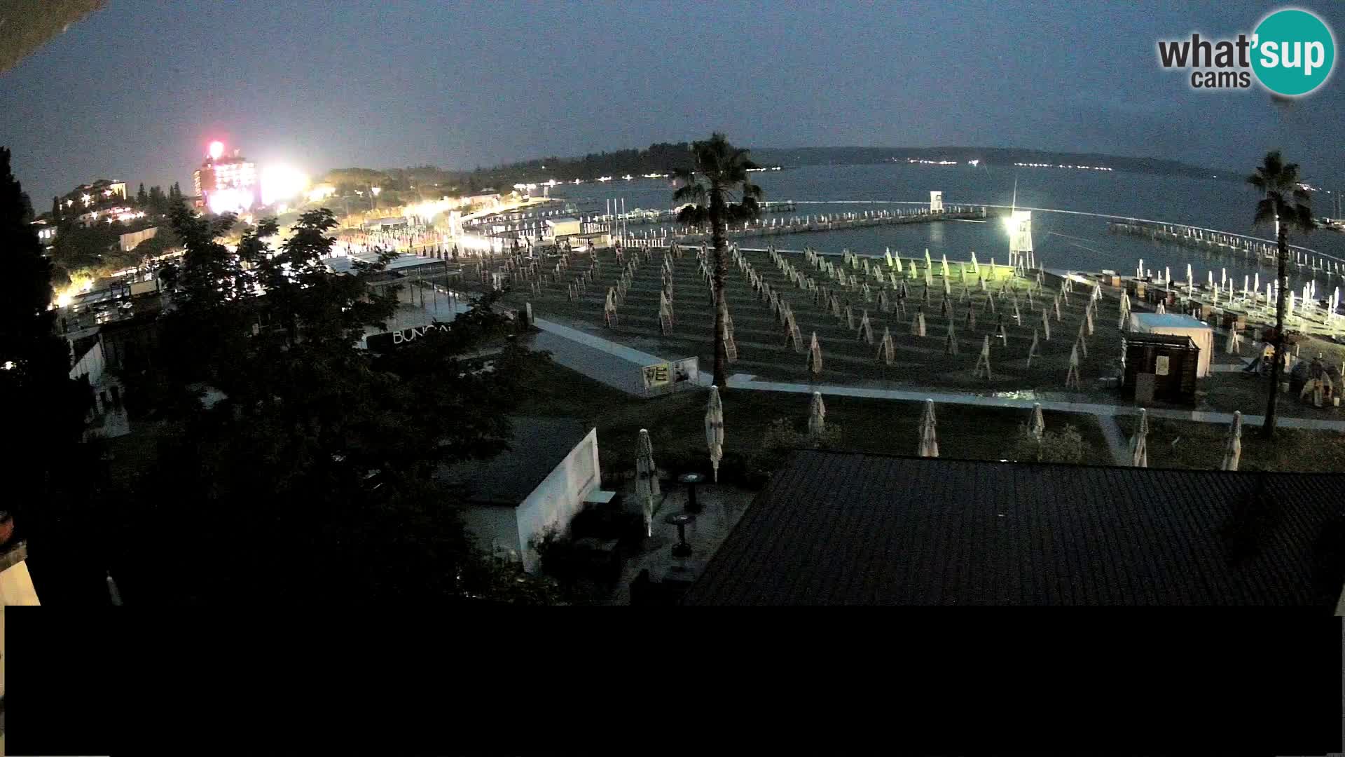 Webcam live Plage Portorož – Caffe Karamela