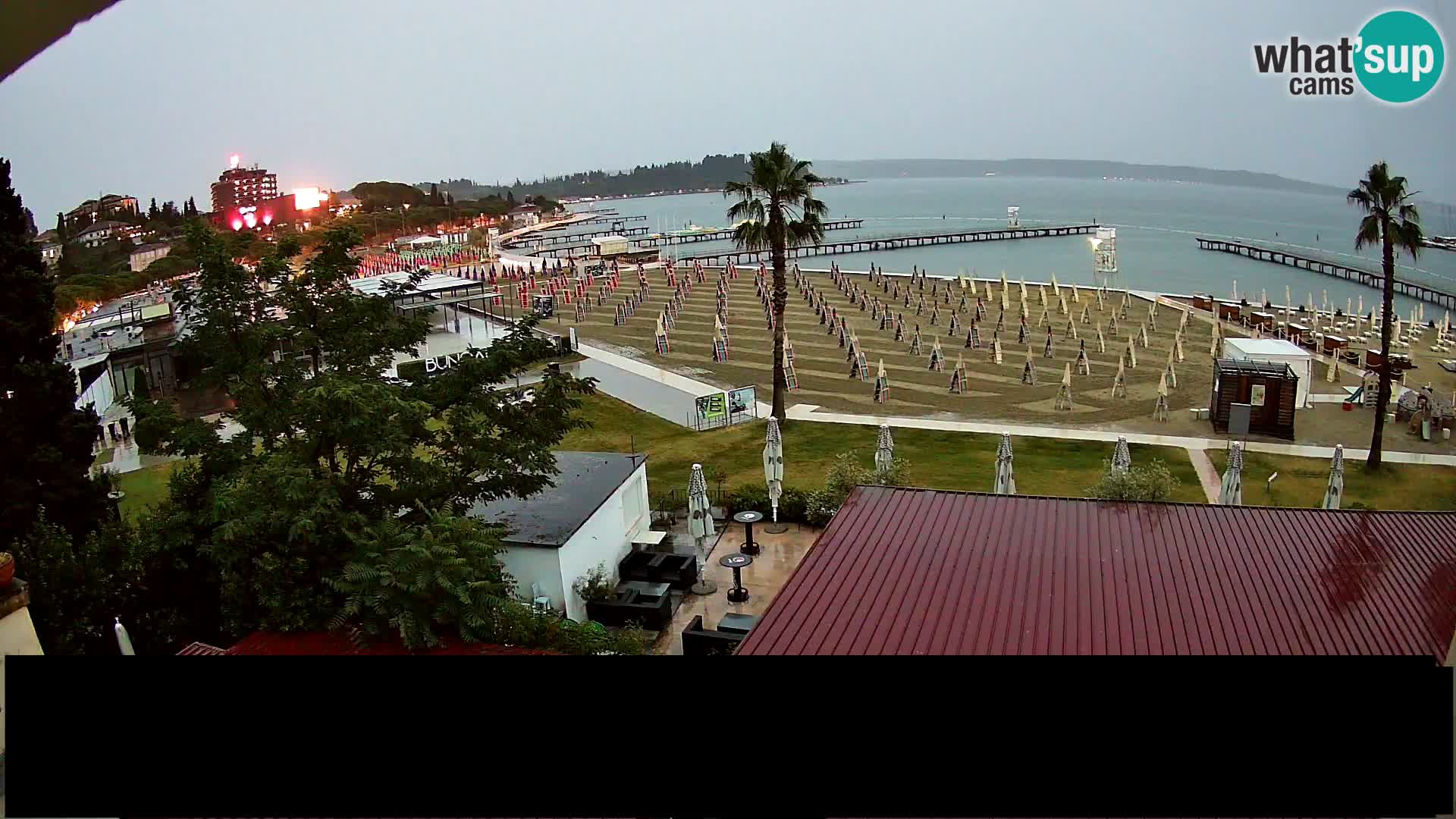 Webcam live Plage Portorož – Caffe Karamela