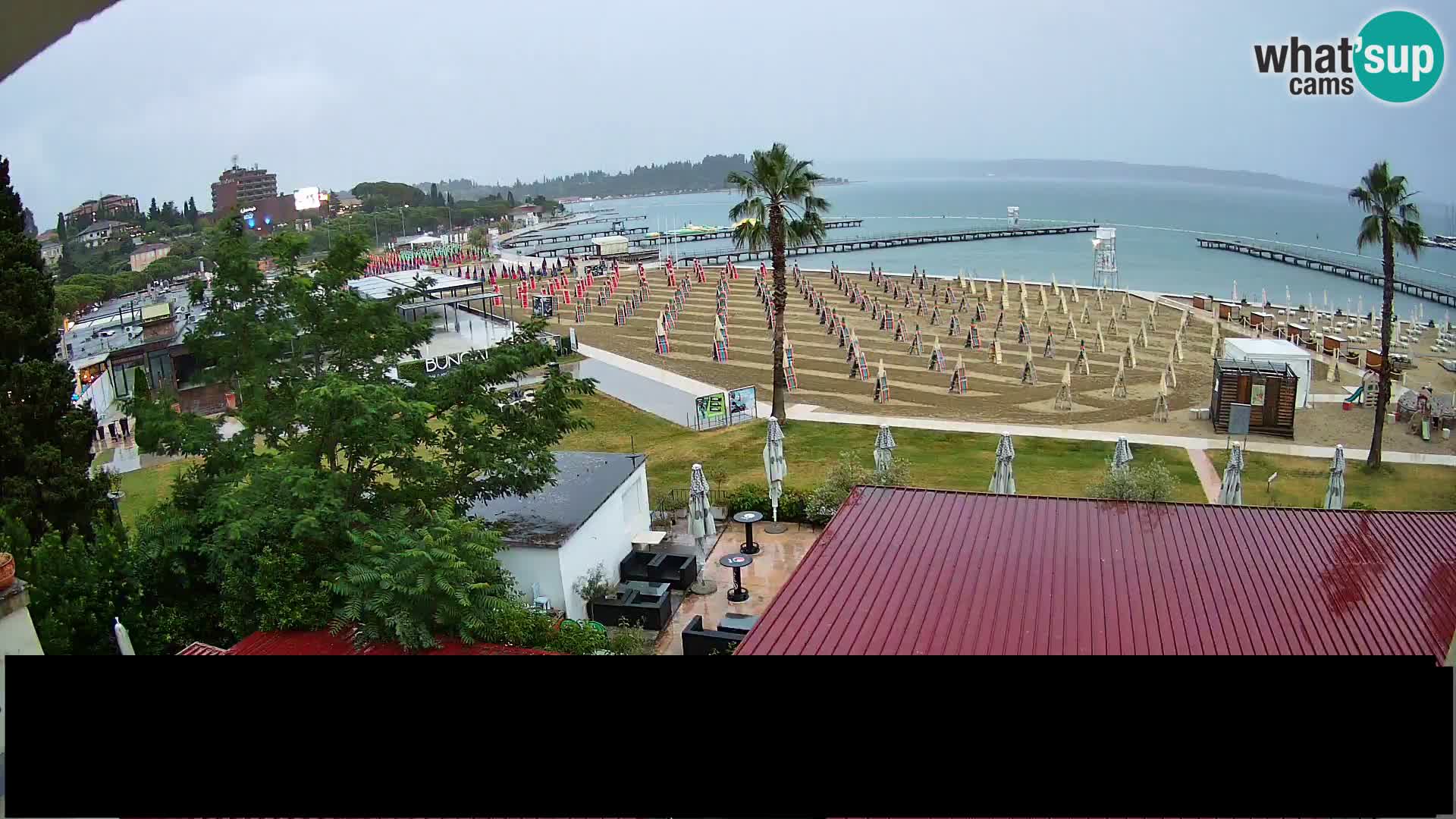 Webcam Live Playa de Portorož
