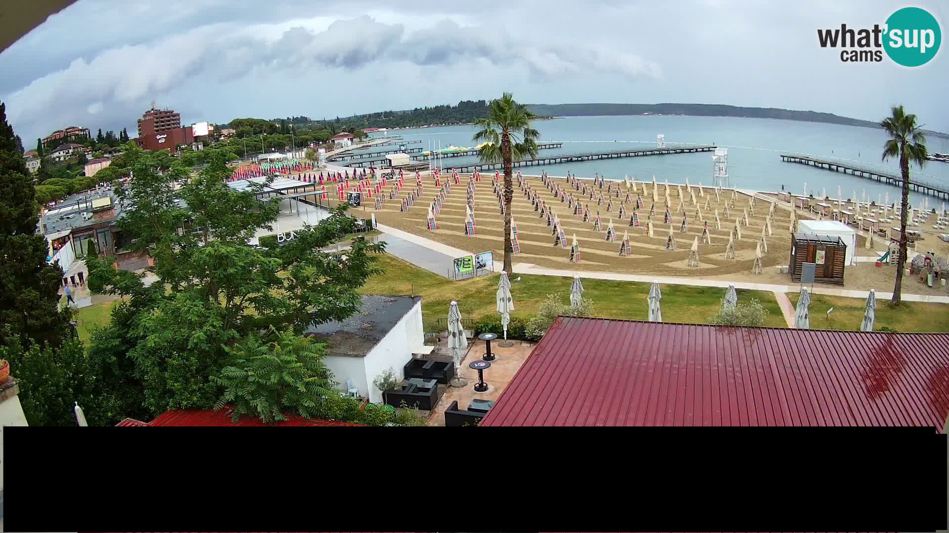 Webcam Live Playa de Portorož