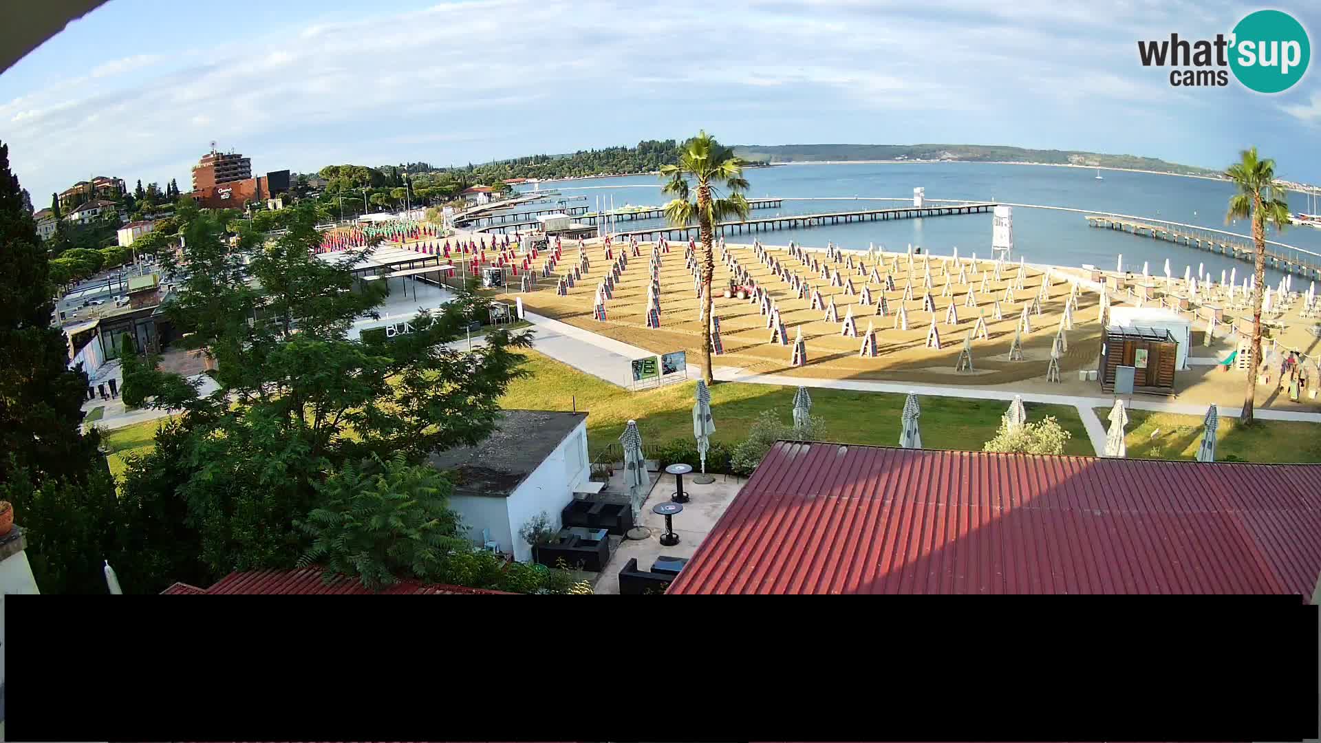 Spletna kamera Plaža Portorož