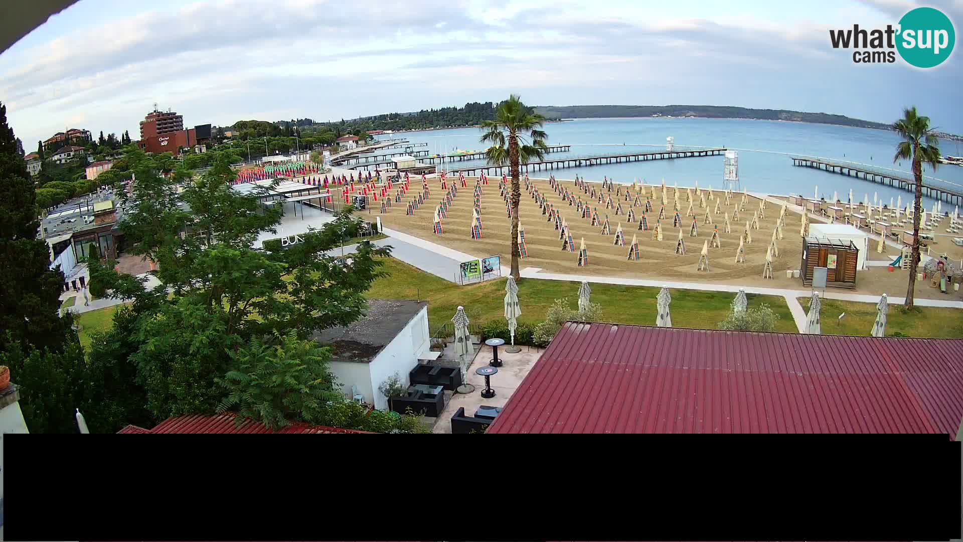 Web kamera Portorož plaža – Kavarna Karamela