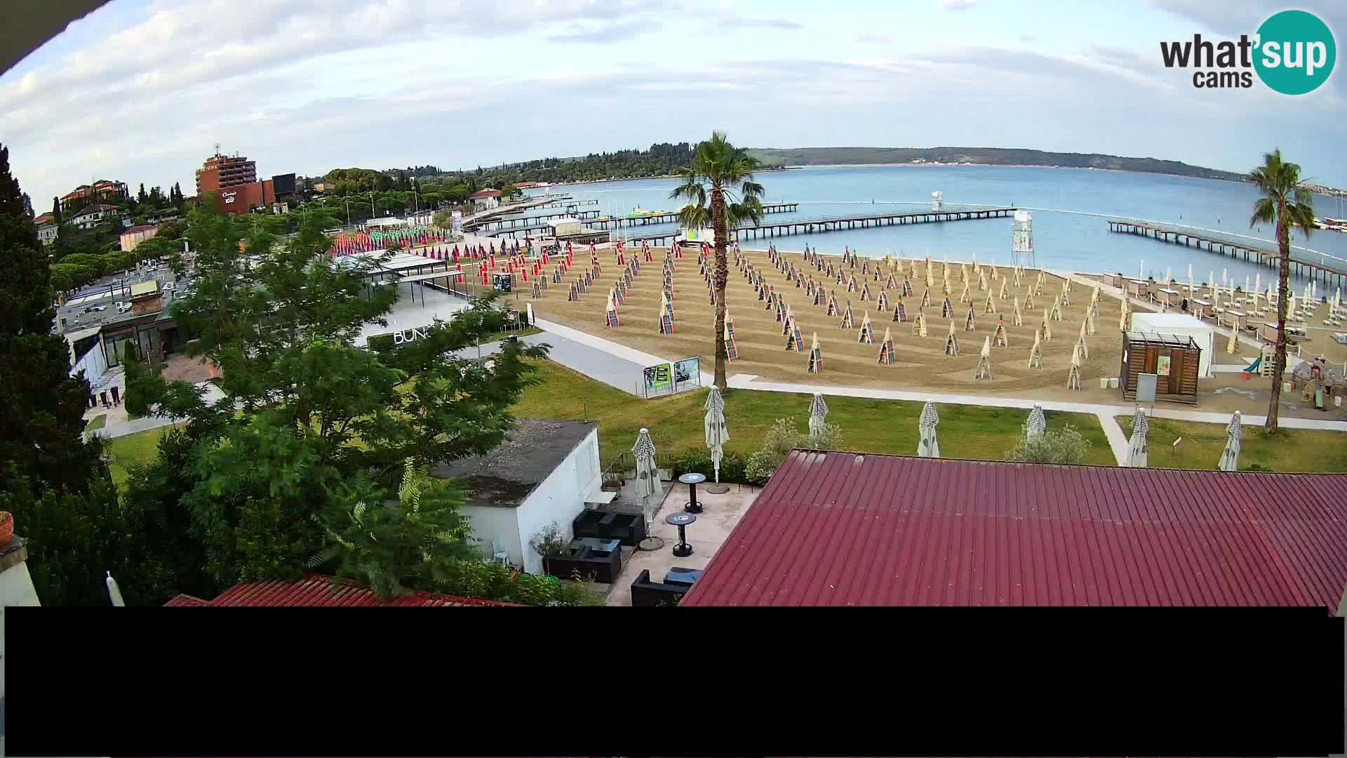 Plaža Portorož web kamera