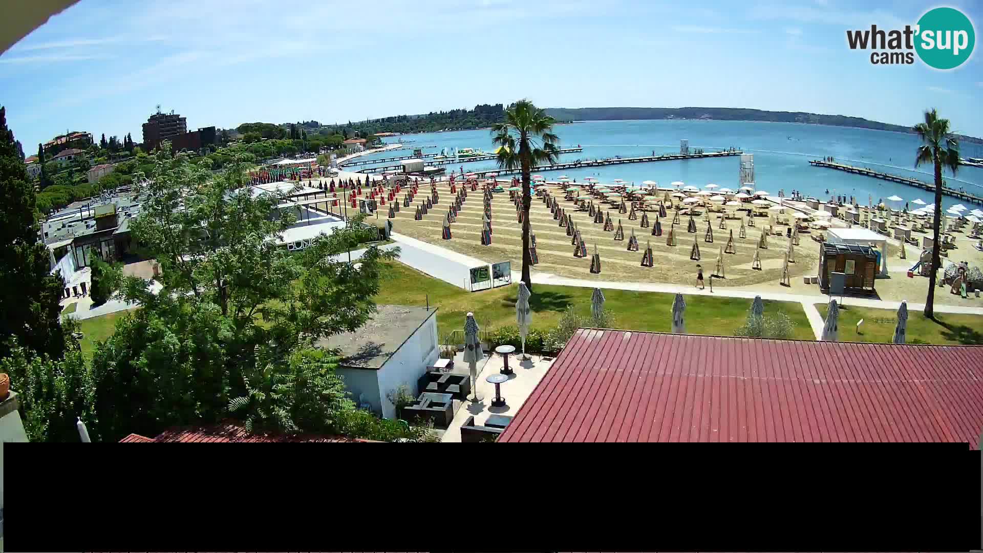 Livecam Portorož beach