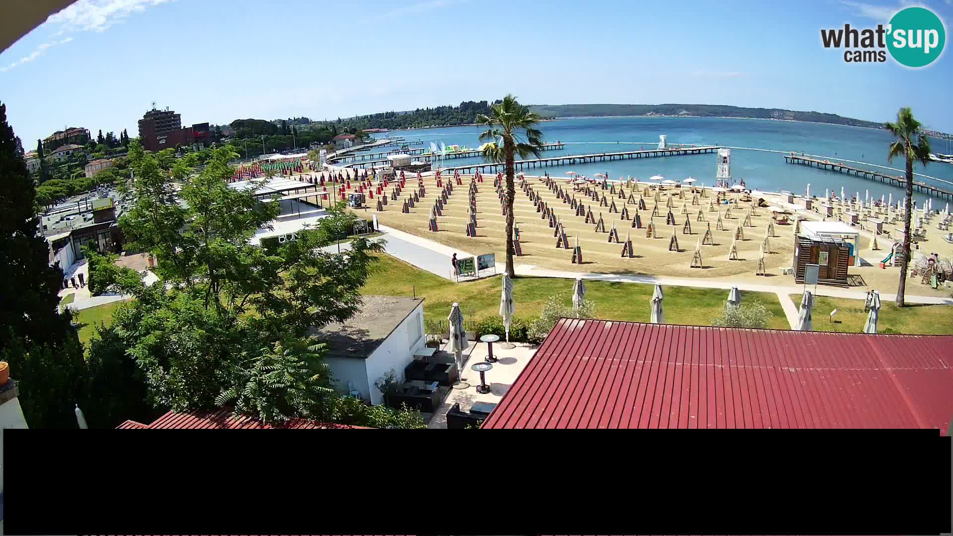 Livecam Portorož beach