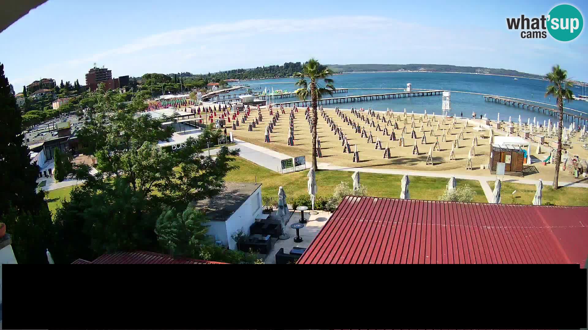 Webcam spiaggia Portorose – Caffe Karamela