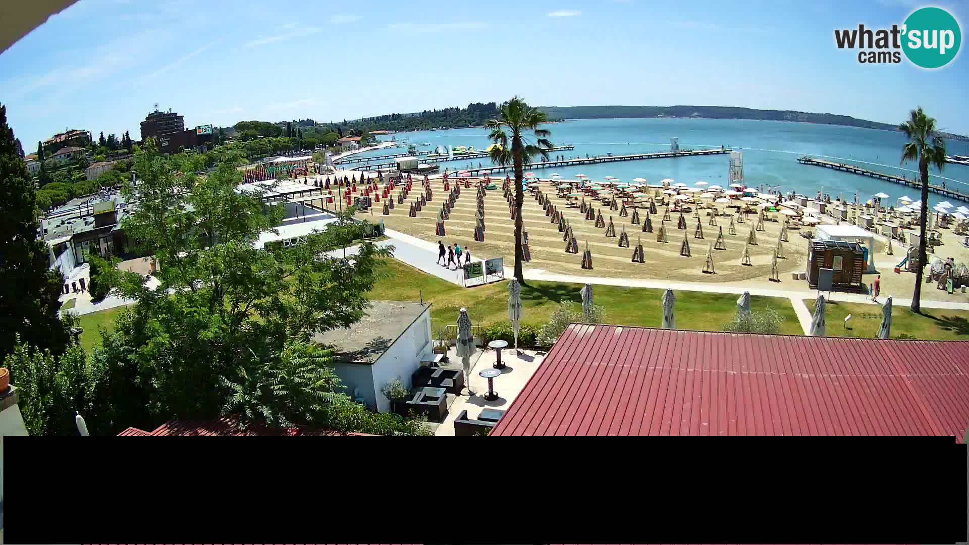 Livecam Portorož beach