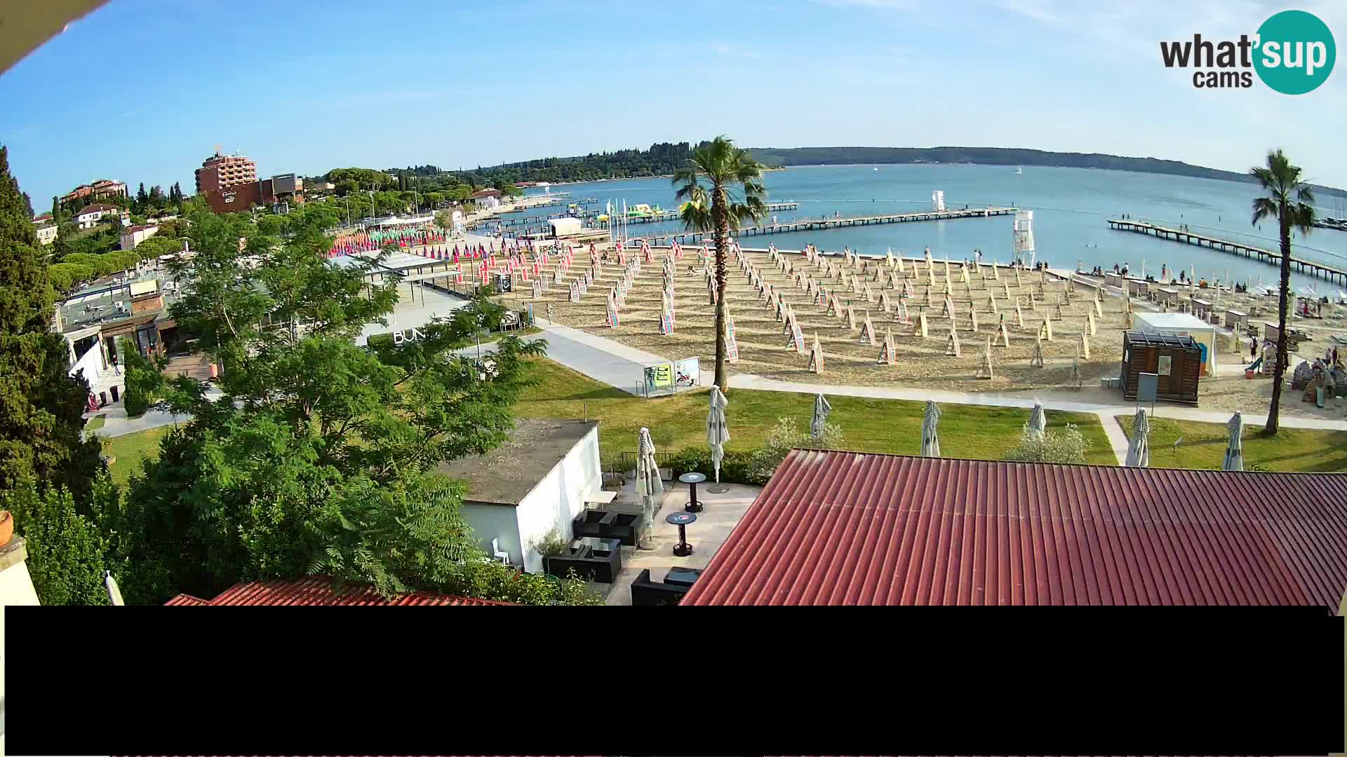 Webcam live Beach in Portorož