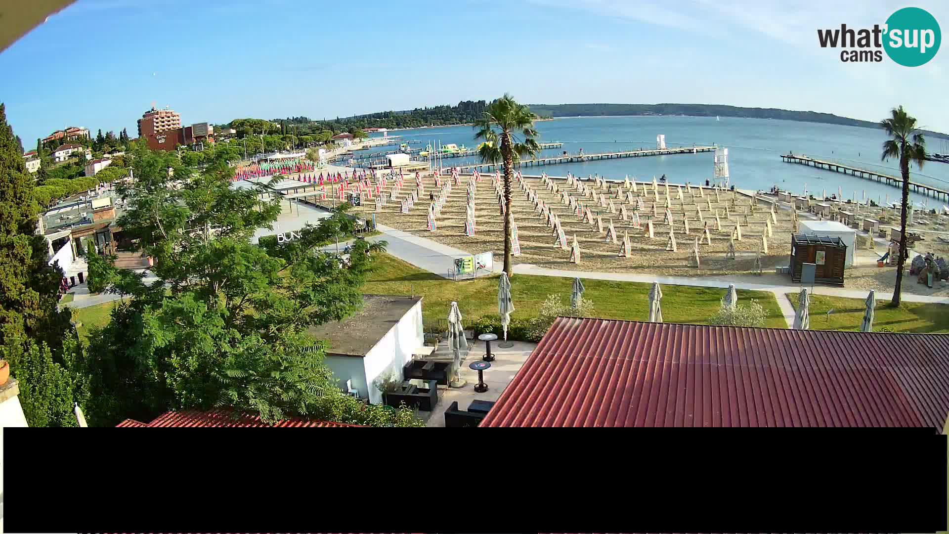 Livecam Portorož beach