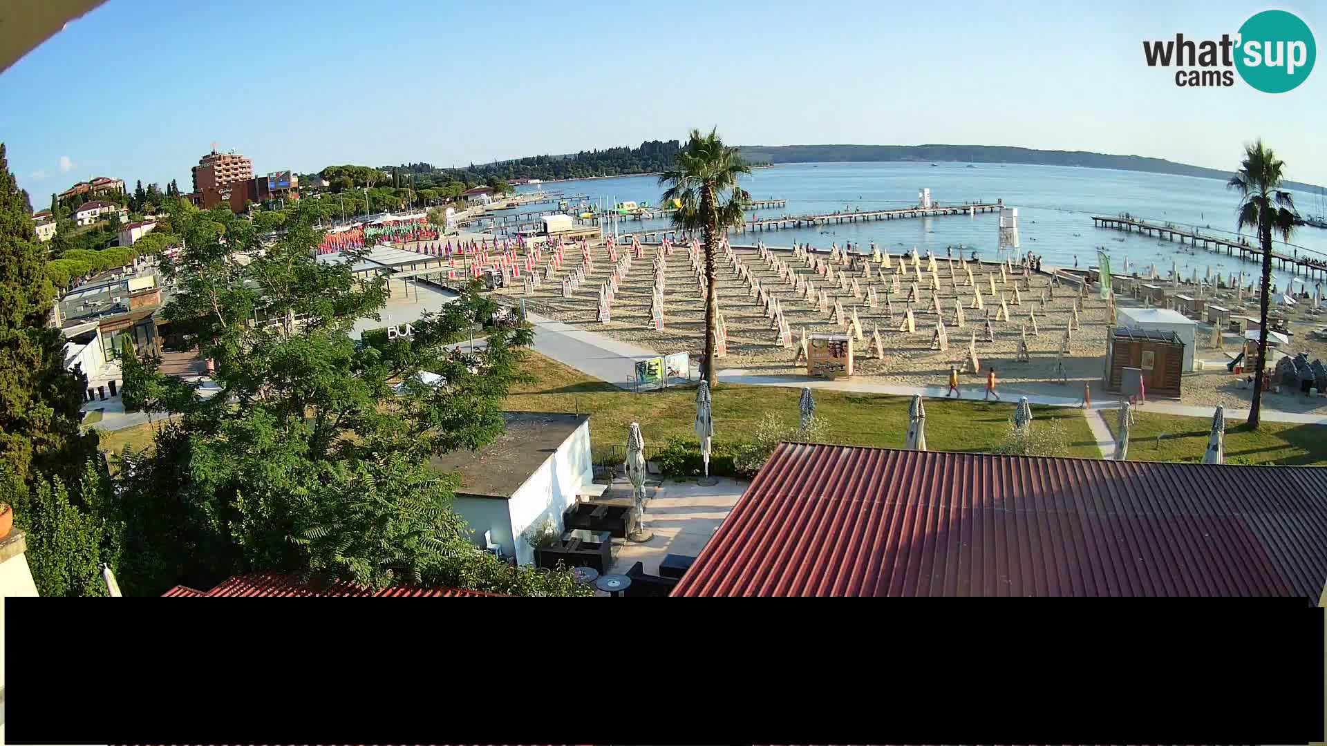Livecam Portorož beach