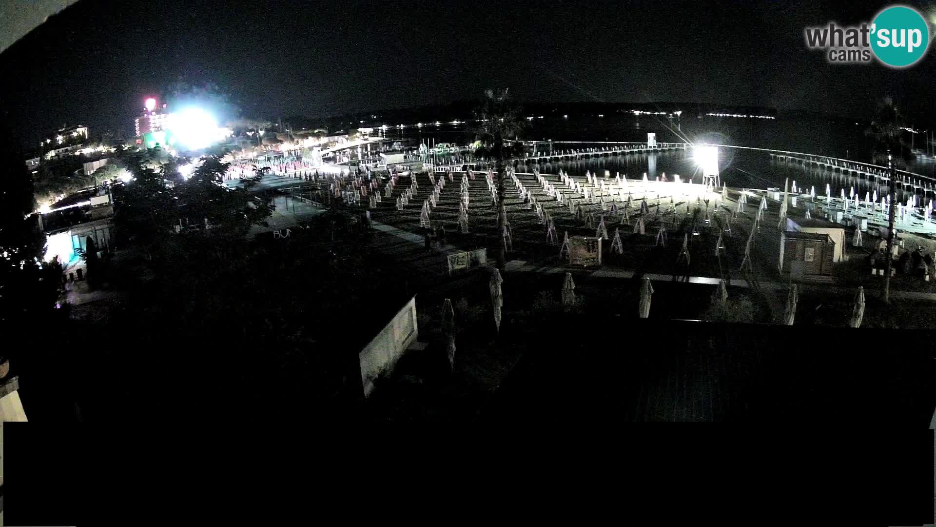 Spiaggia di Portorose live webcam