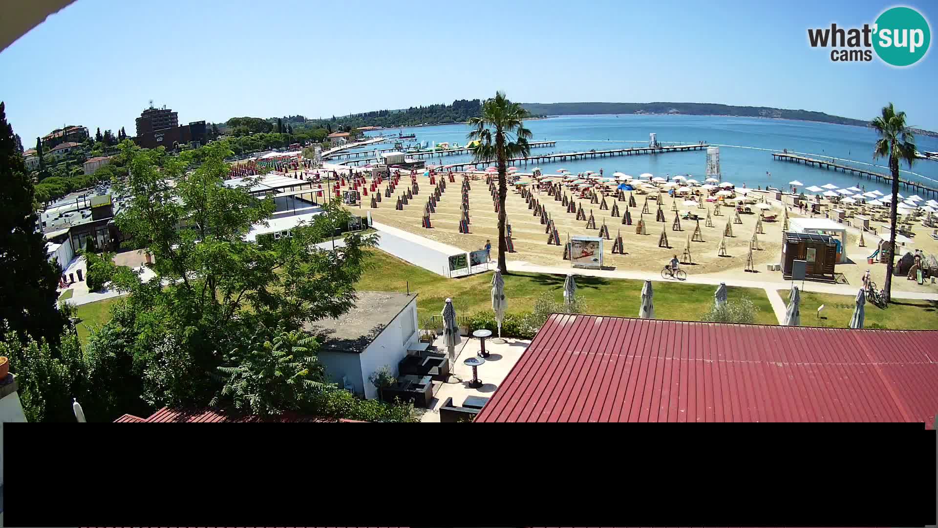 Webcam live Beach in Portorož