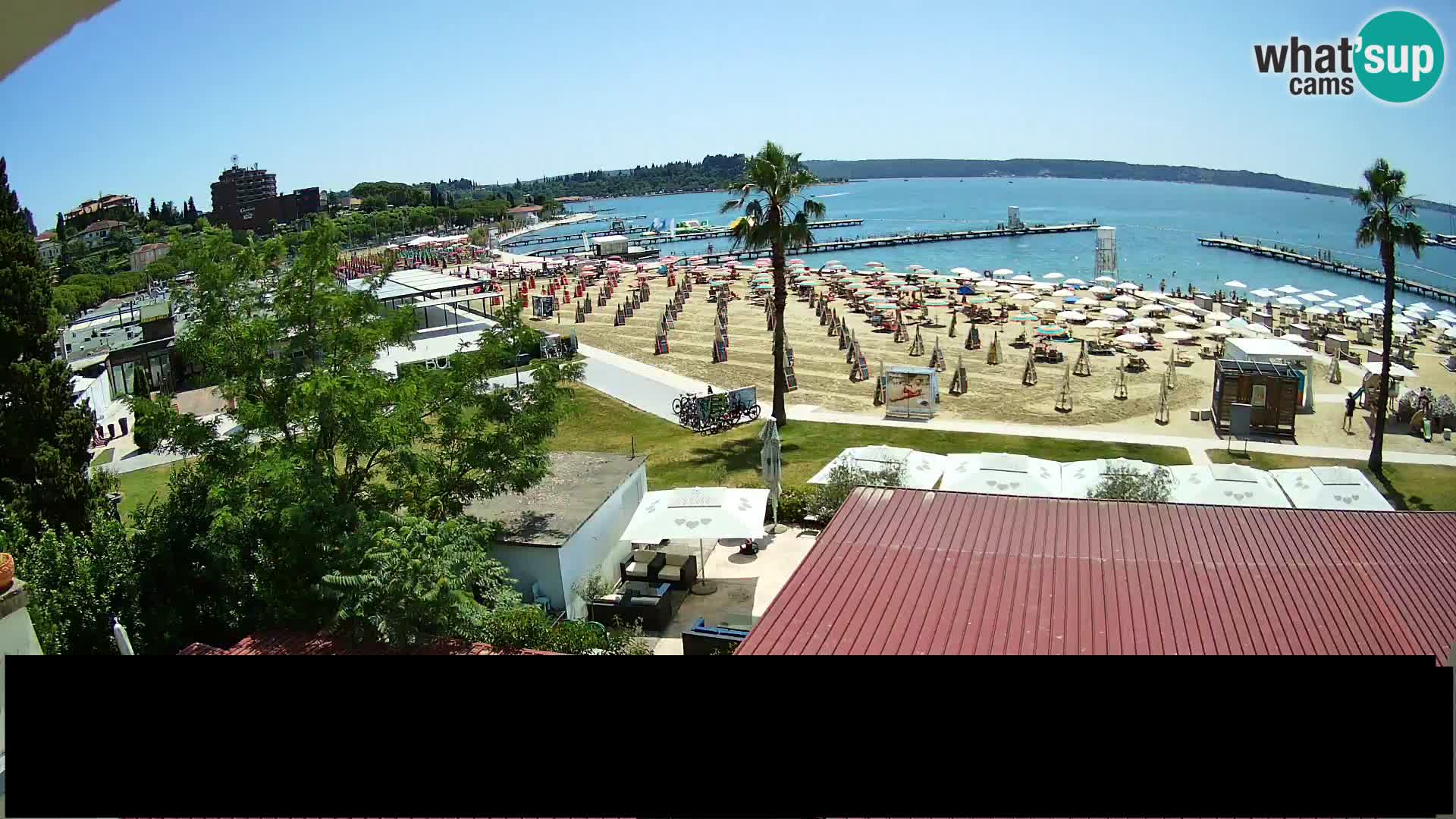 Livecam Portorož beach