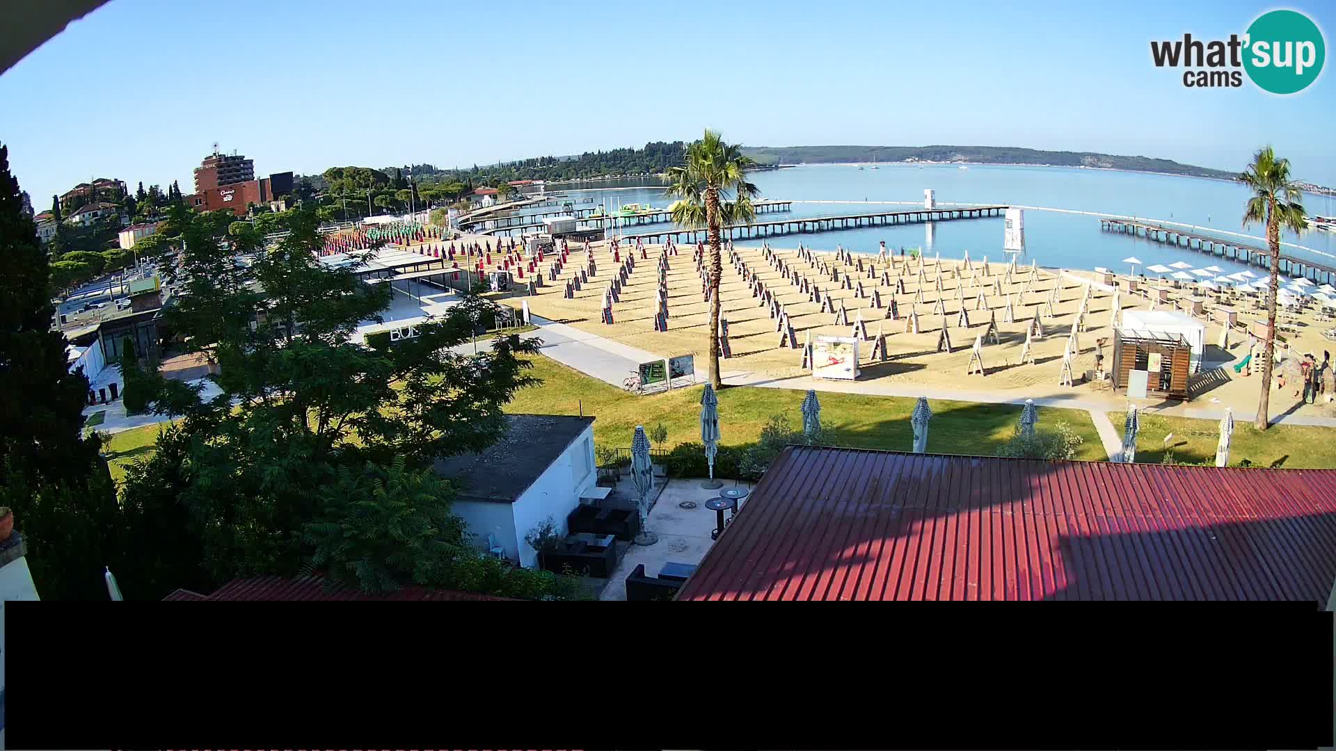 Livecam Portorož beach