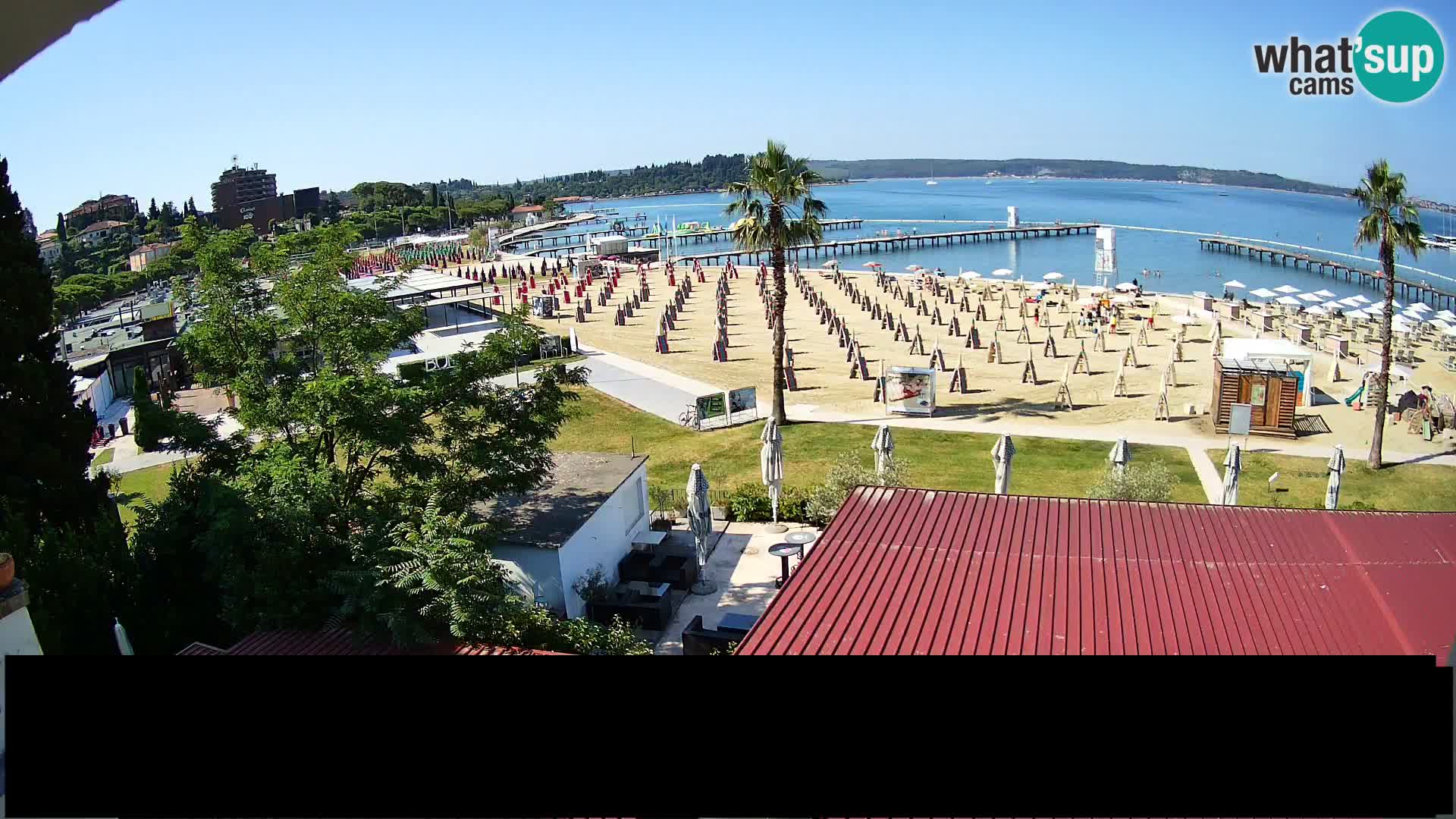 Livecam Portorož beach