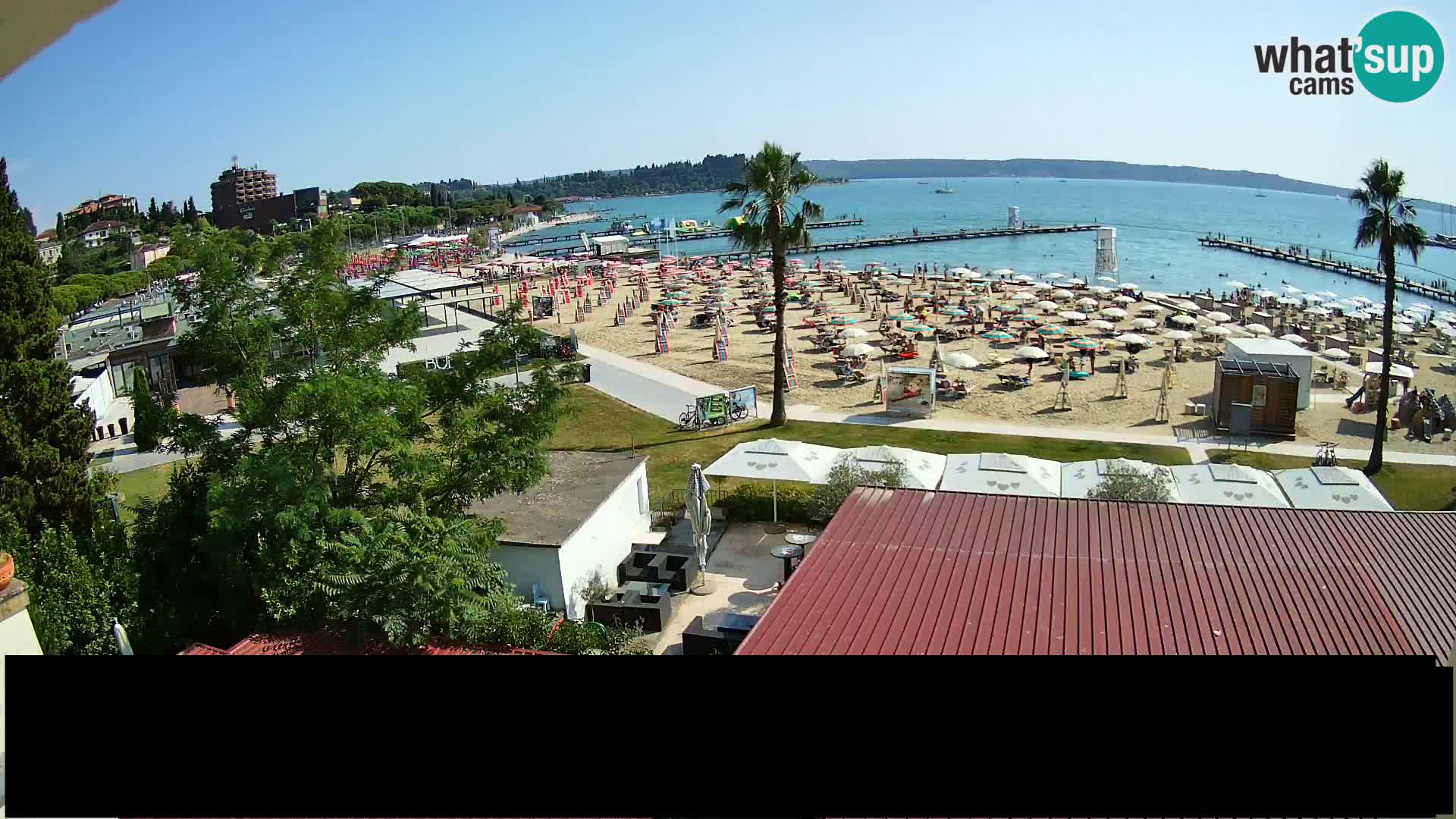 Livecam Portorož beach