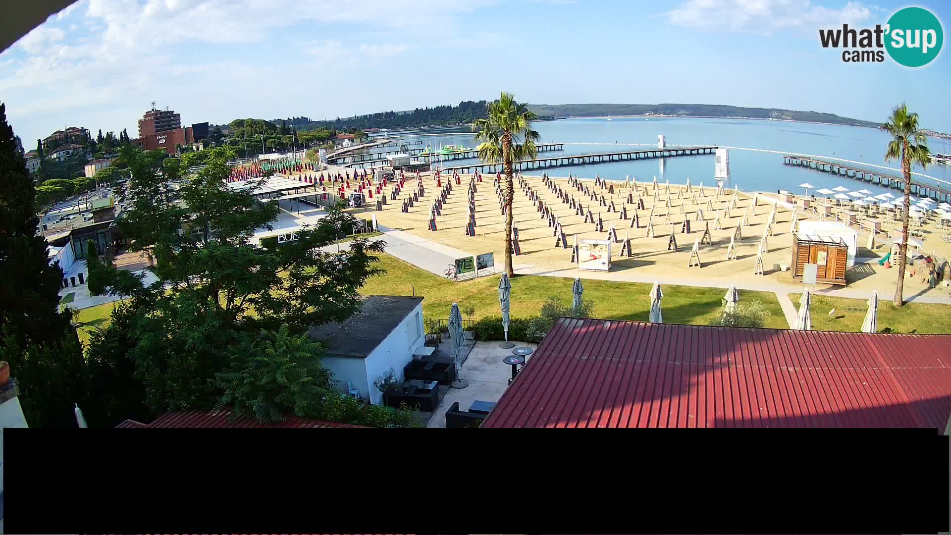 Webcam spiaggia Portorose – Caffe Karamela