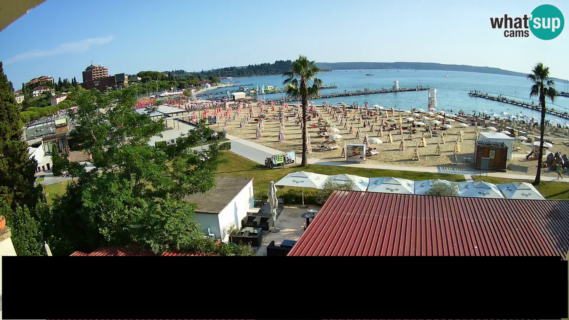 Webcam live Beach in Portorož