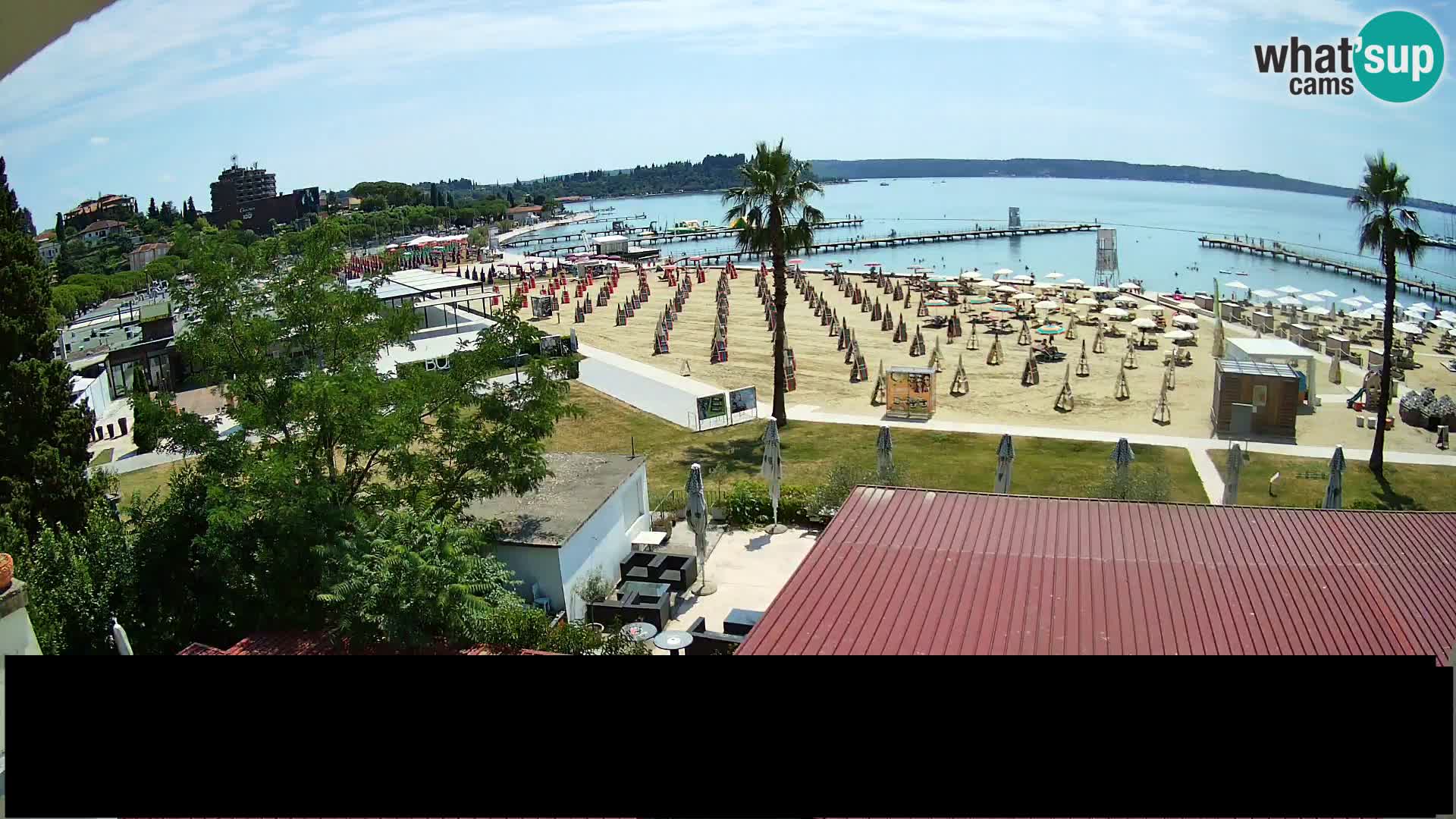 Webcam Live Spiaggia di Portorose