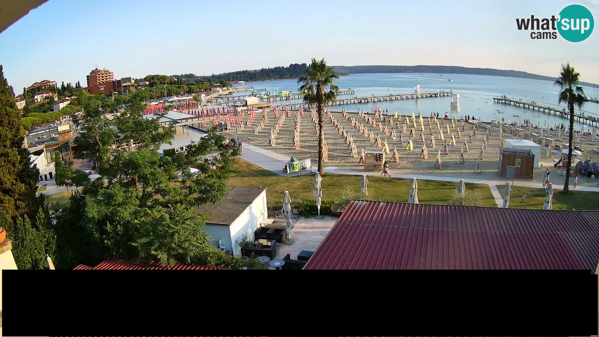 Webcam Portorož Strand – Karamela bar