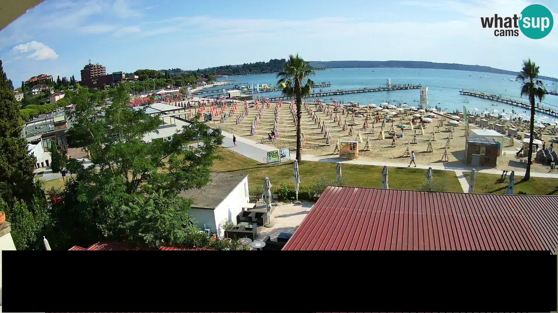 Webcam live Beach in Portorož