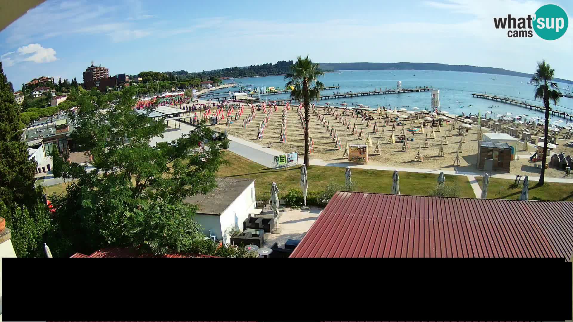 Livecam Portorož beach