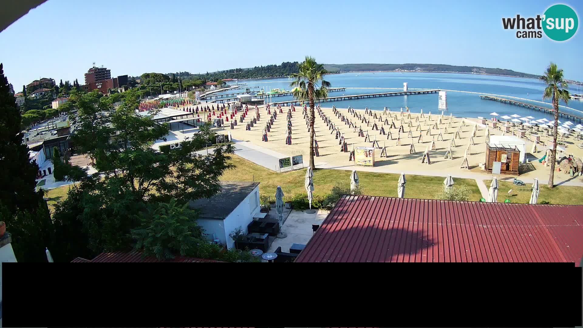 Webcam live Beach in Portorož