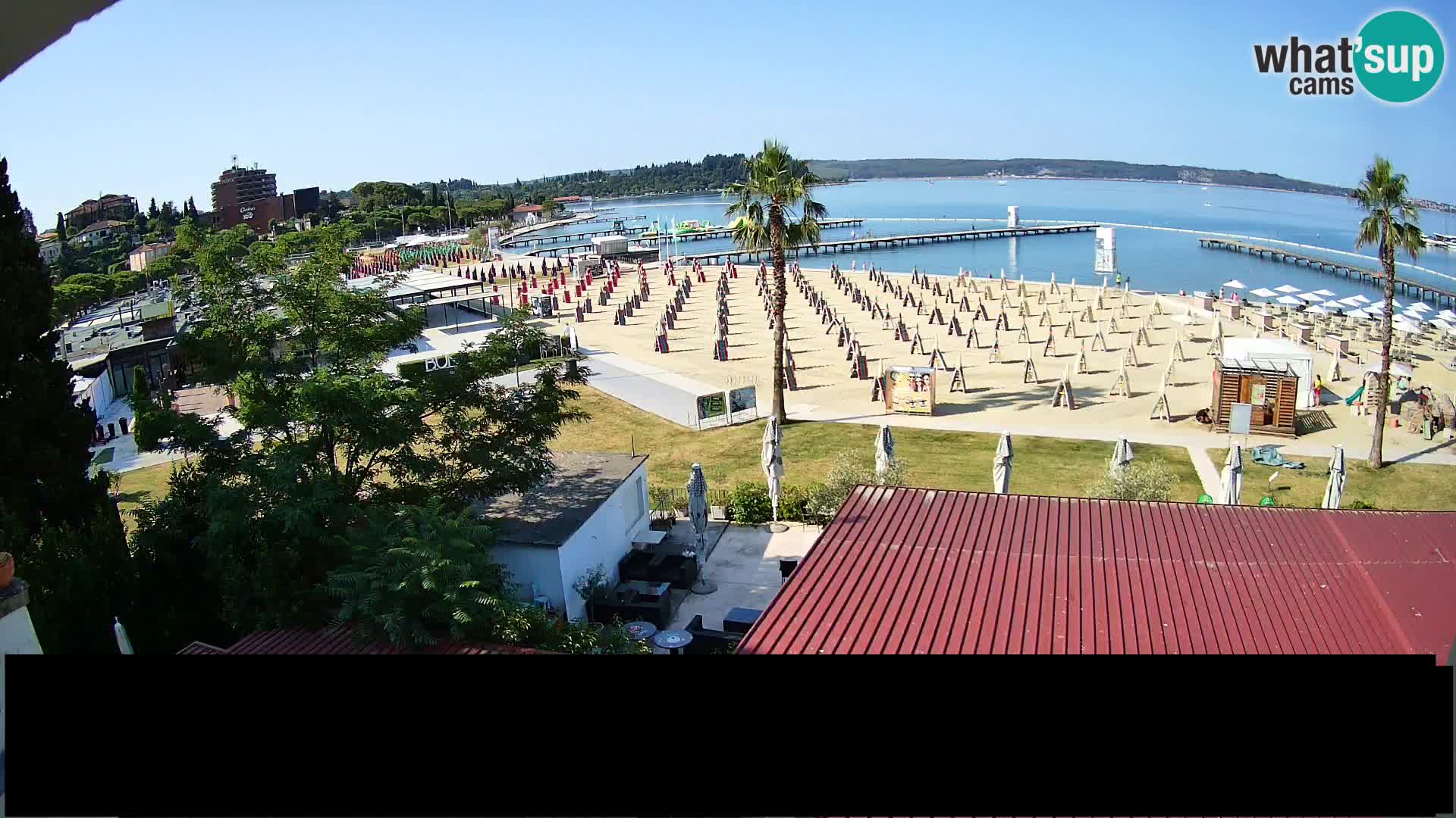 Webcam spiaggia Portorose – Caffe Karamela