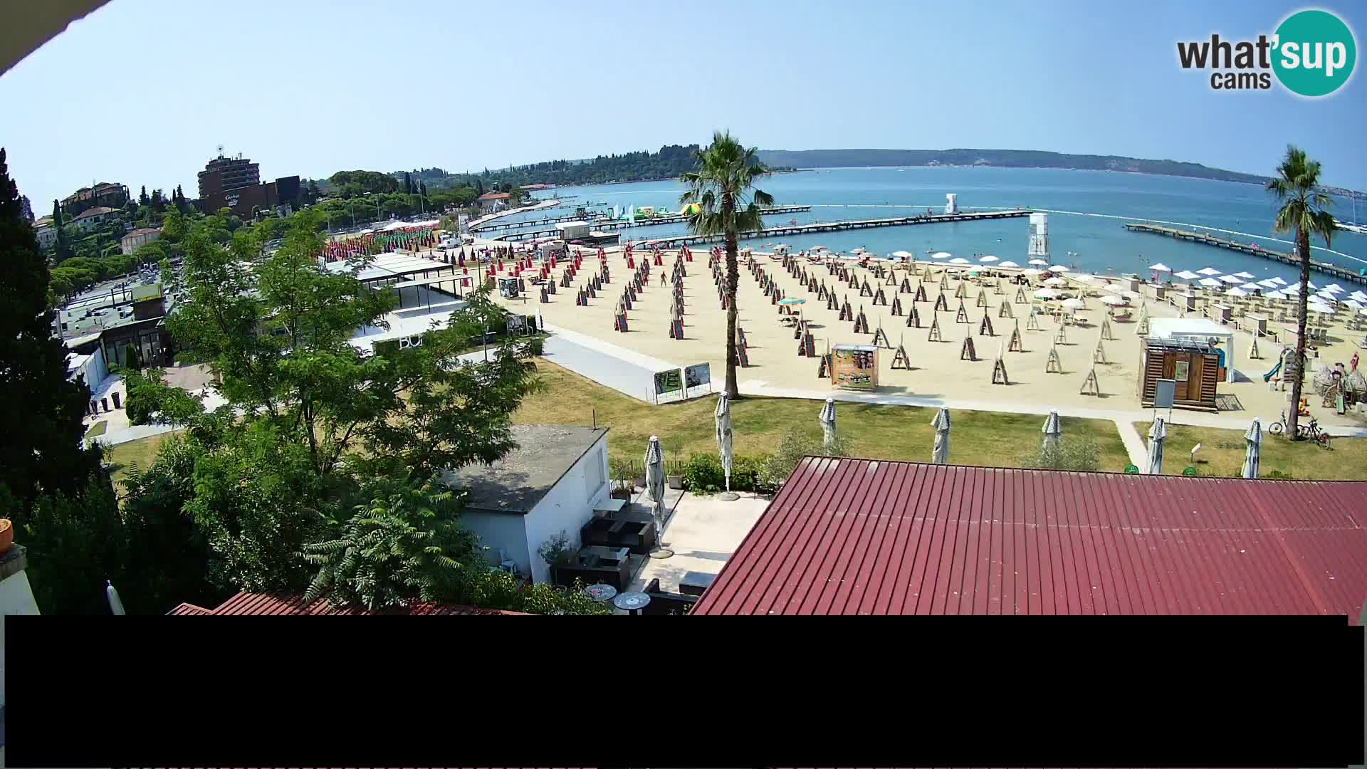 Livecam Portorož beach