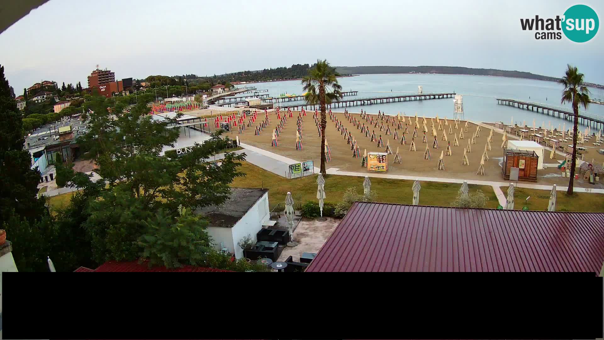 Spletna kamera plaža Portorož