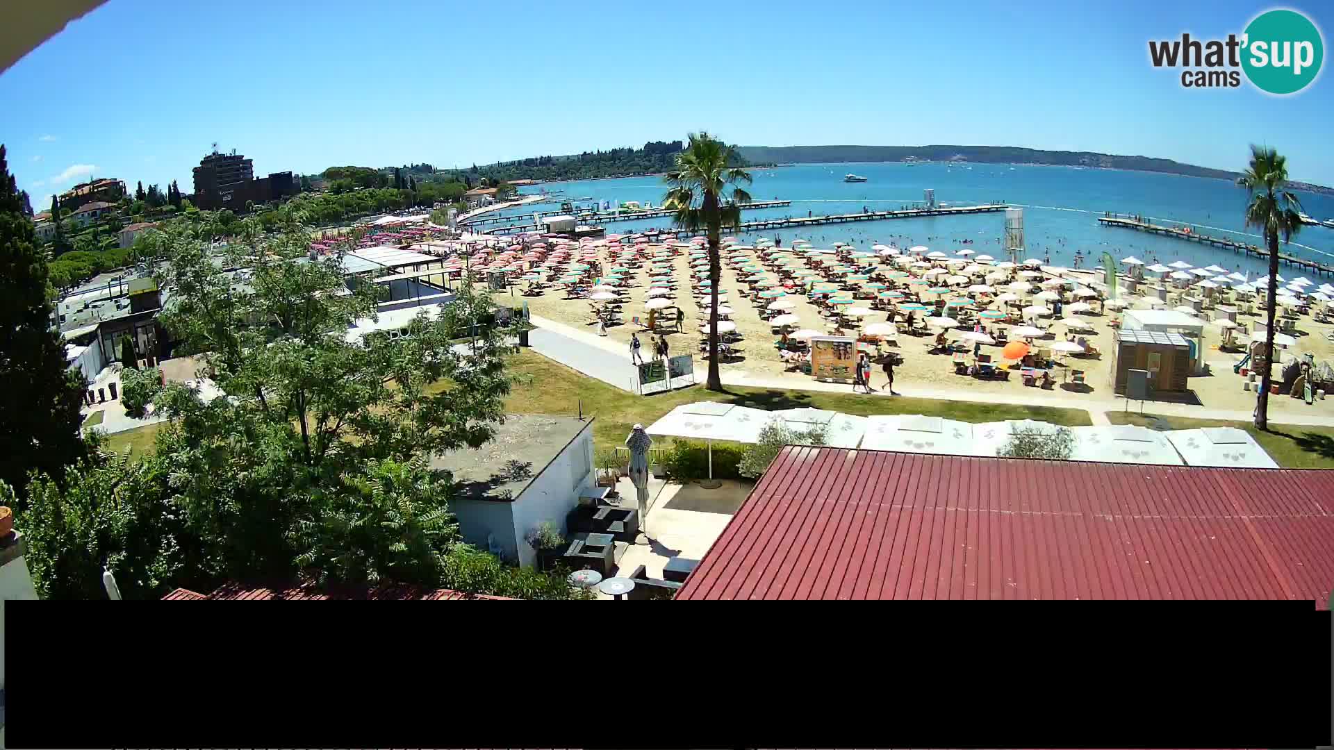 Webcam live Beach in Portorož