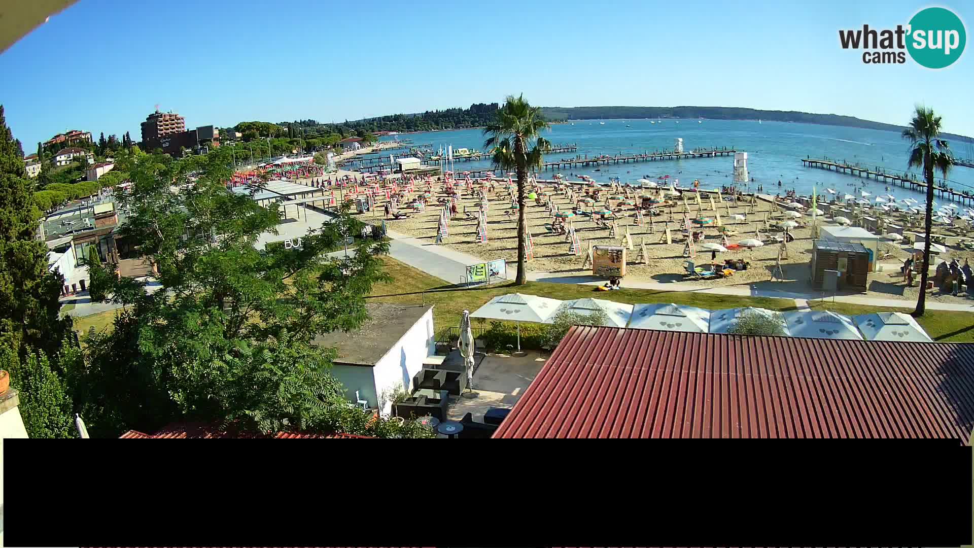 Livecam Portorož beach