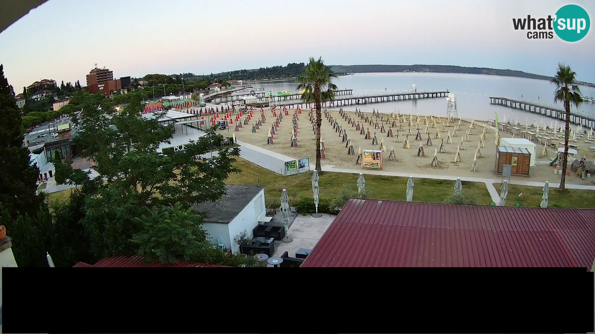 Spletna kamera Plaža Portorož