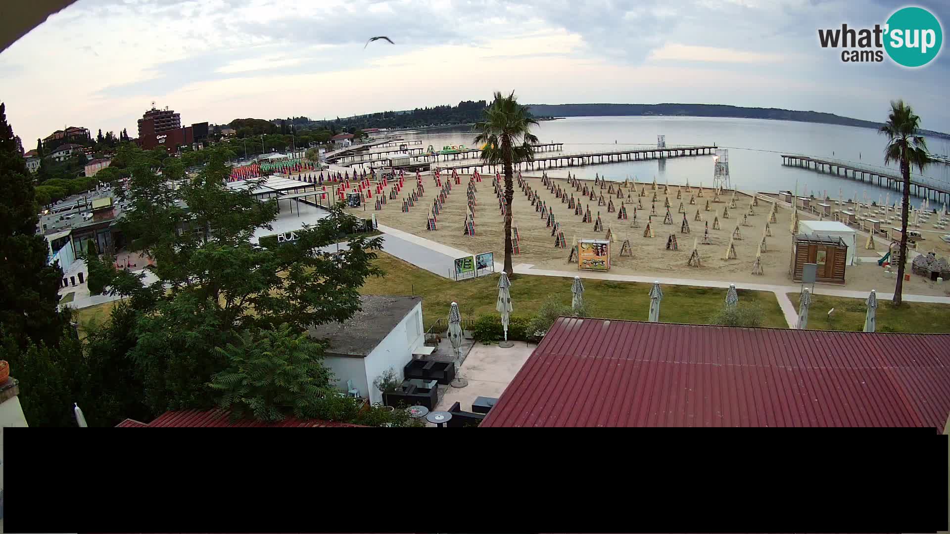 Livecam Portorož beach
