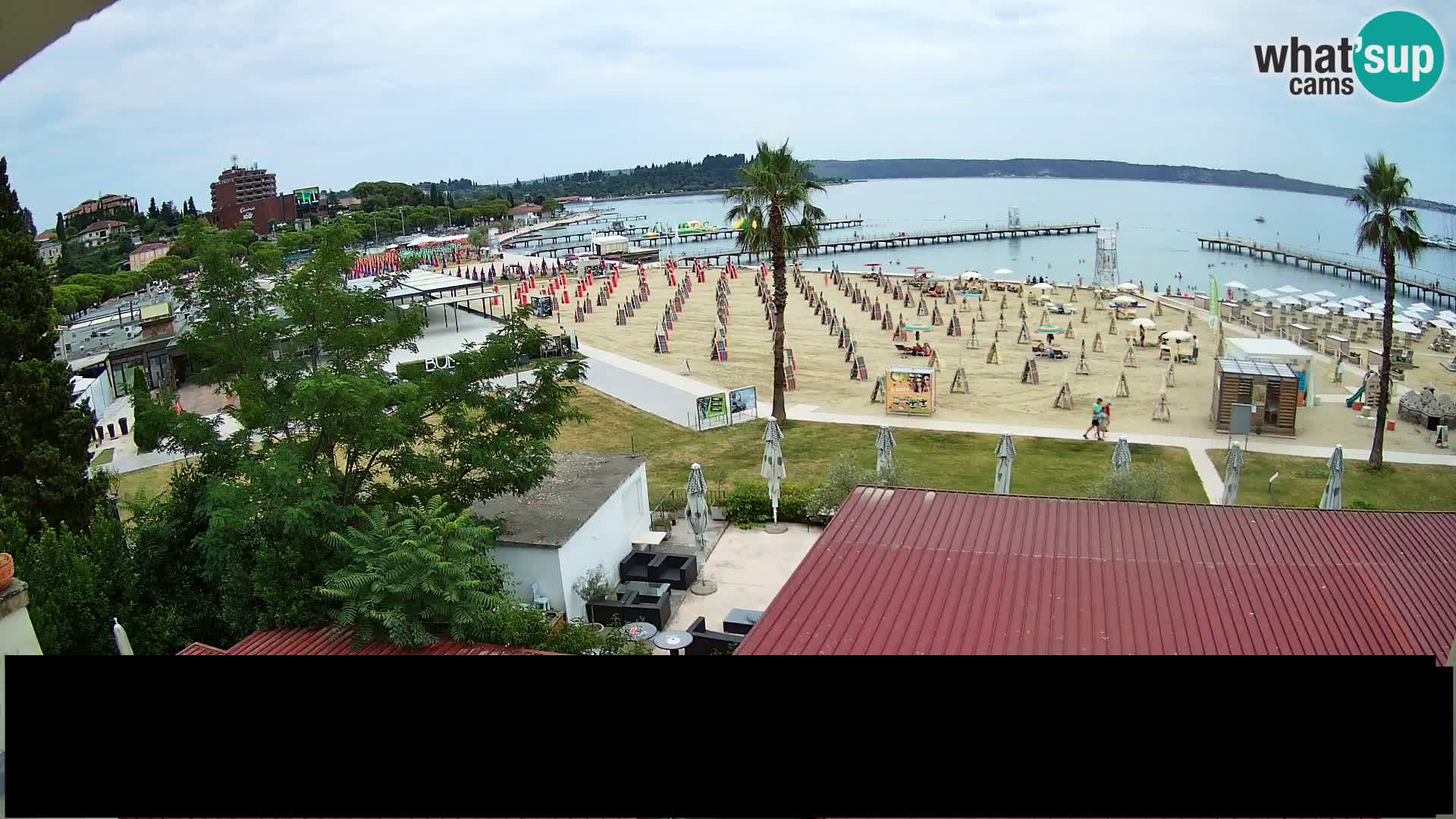 Webcam Live Playa de Portorož