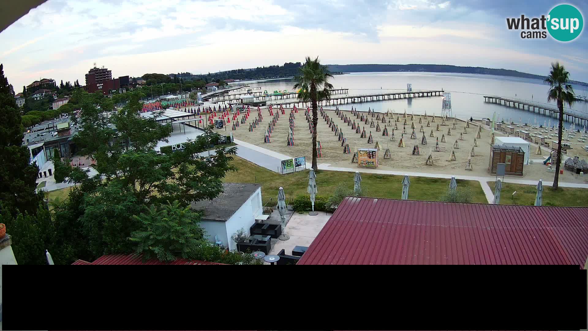 Webcam spiaggia Portorose – Caffe Karamela