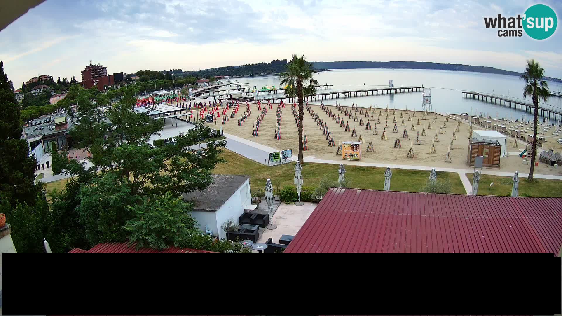 Webcam Live Plage à Portorož