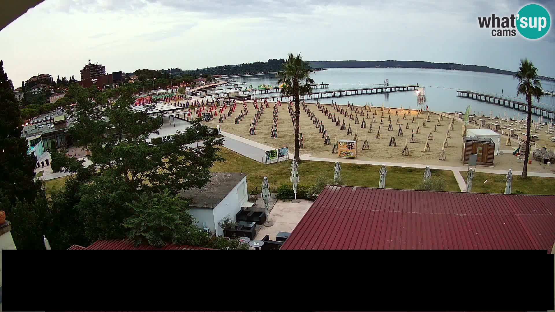 Webcam Portorož Strand – Karamela bar