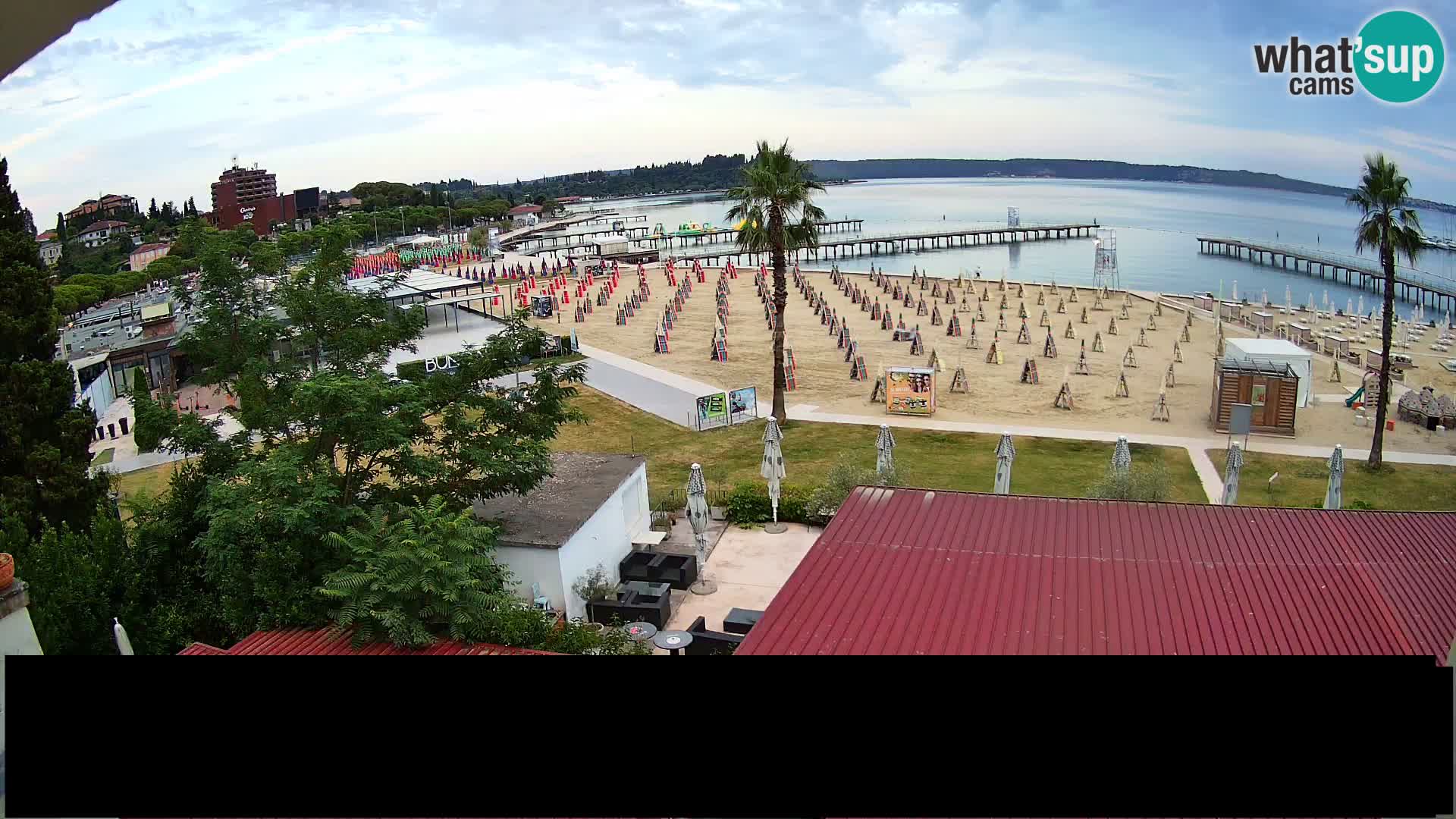 Plaža Portorož web kamera