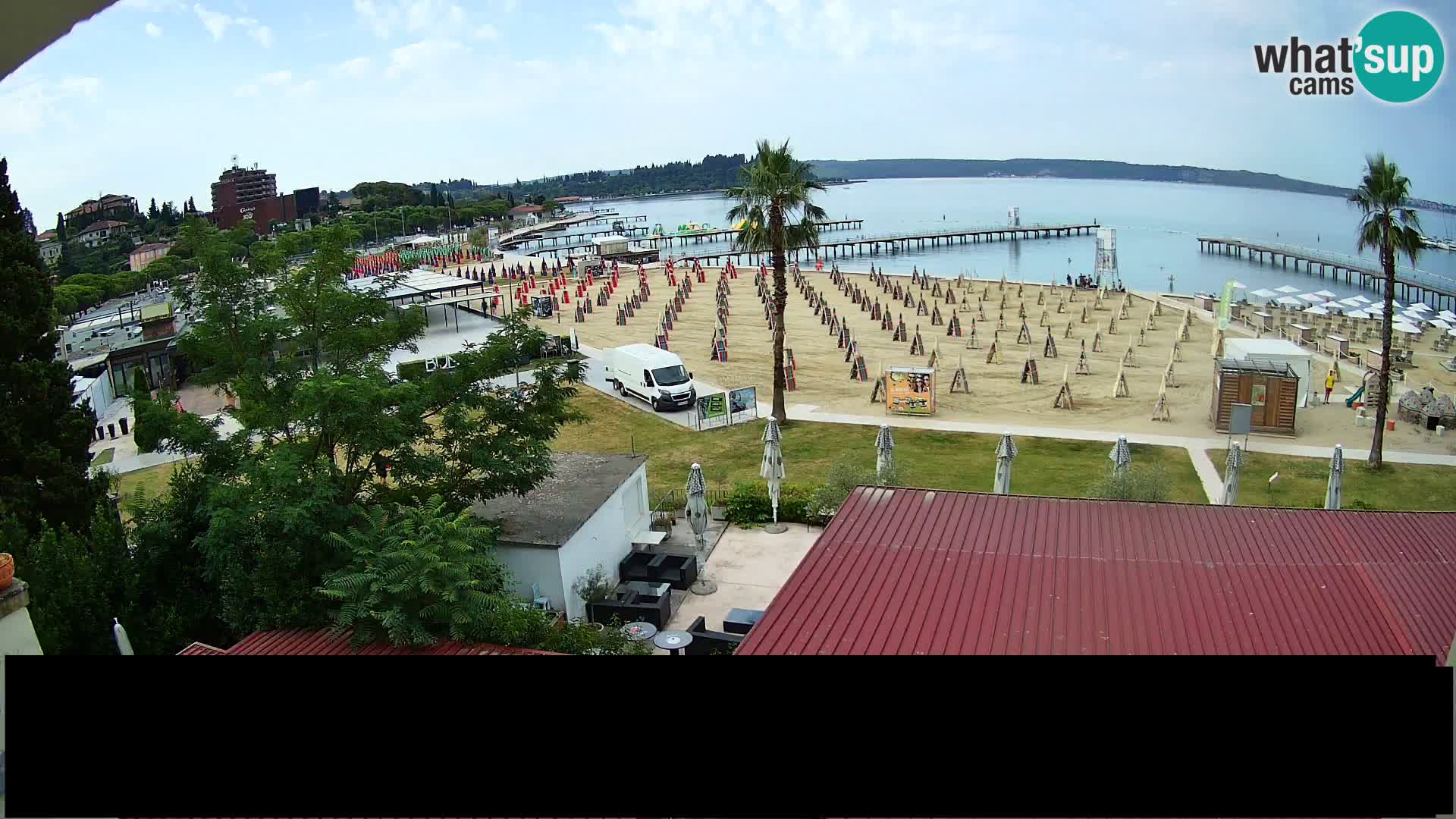 Spletna kamera Plaža Portorož