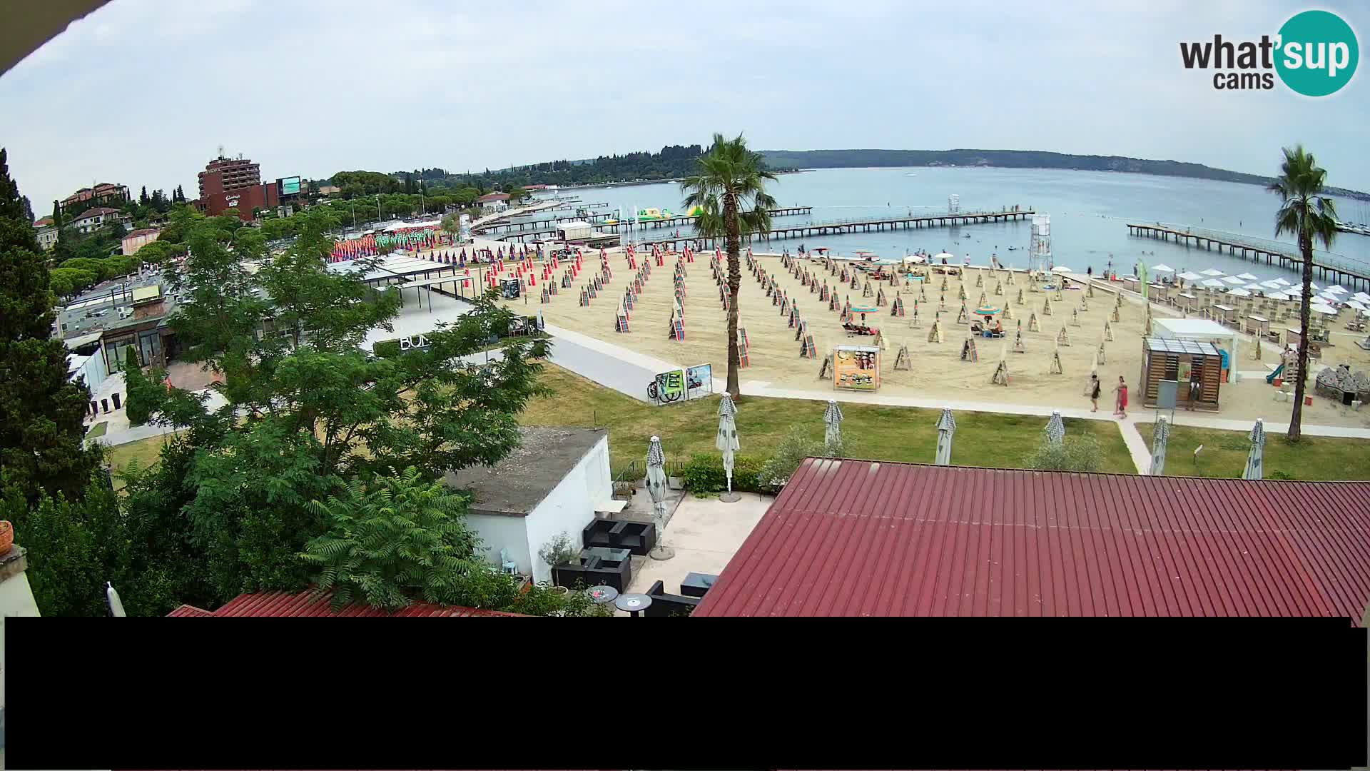 Plage Portorož live cam
