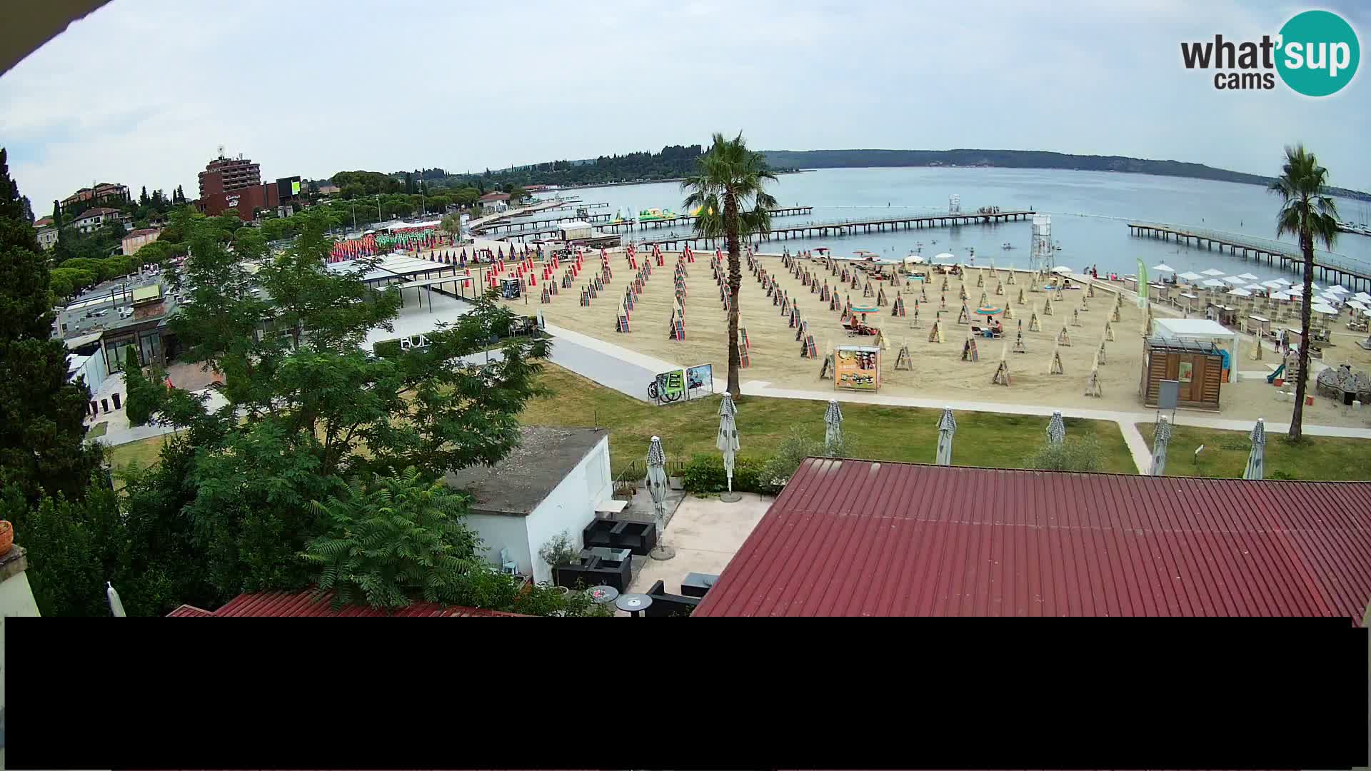 Plaža Portorož web kamera