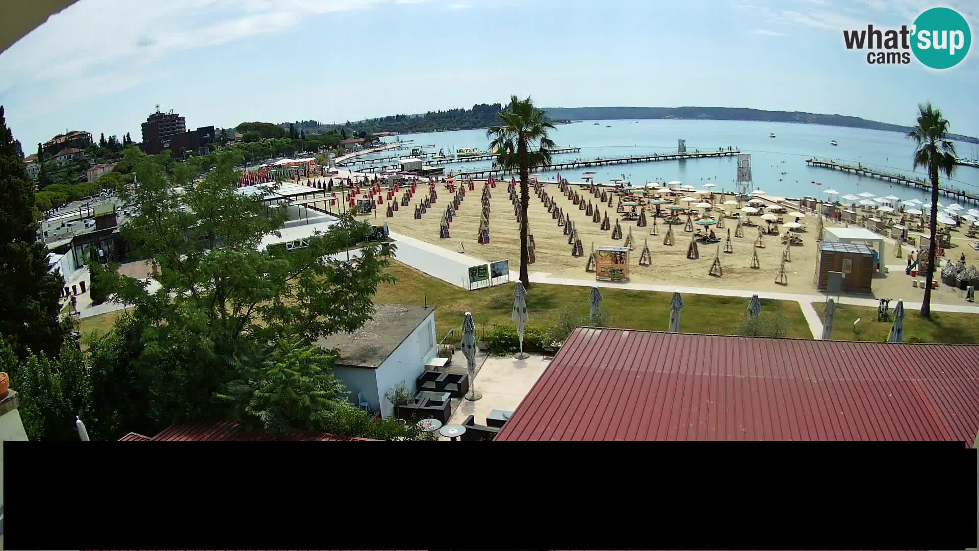 Webcam Live Spiaggia di Portorose