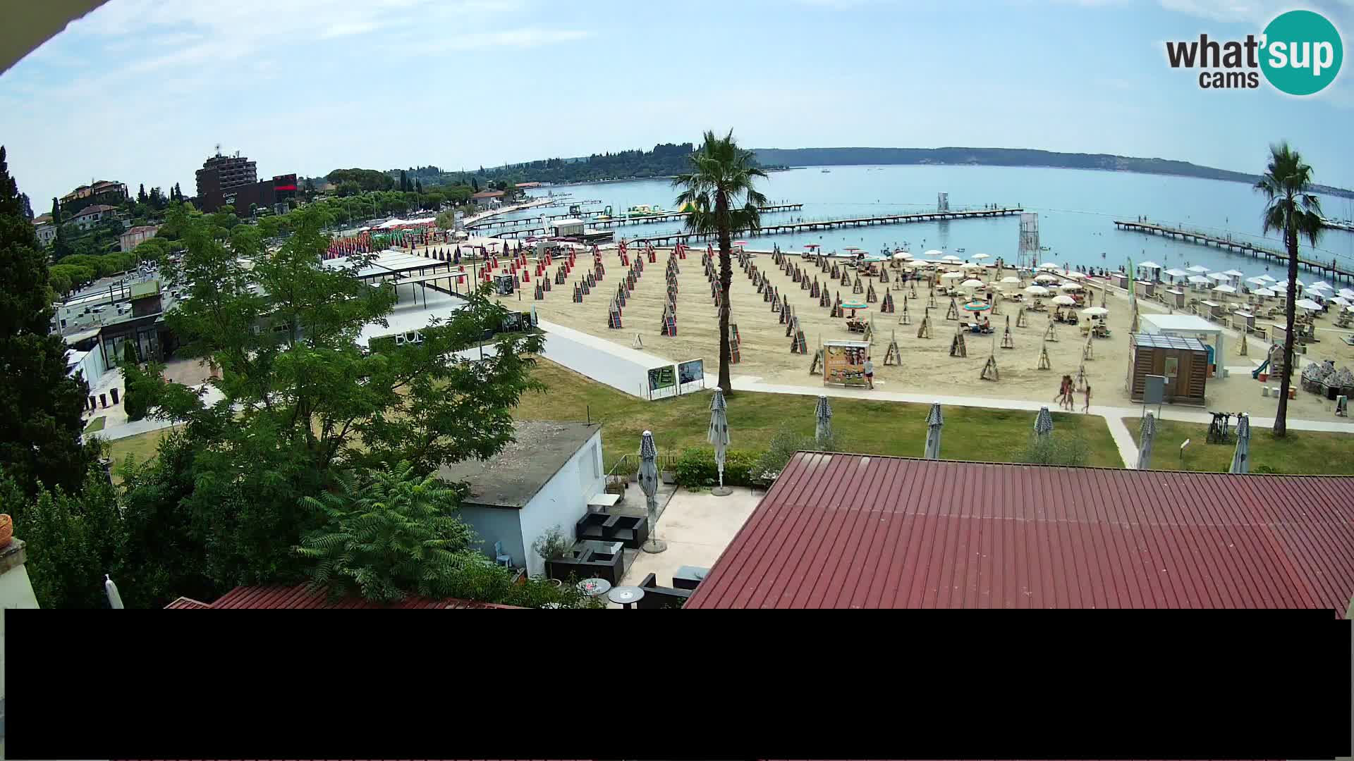 Spletna kamera plaža Portorož