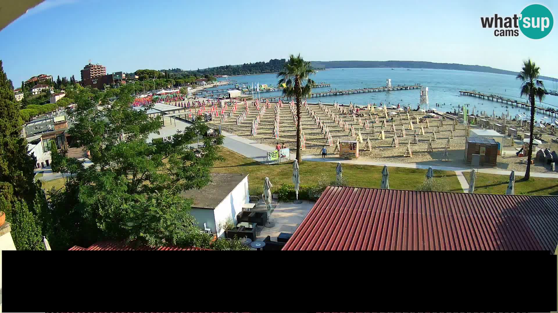 Plaža Portorož web kamera
