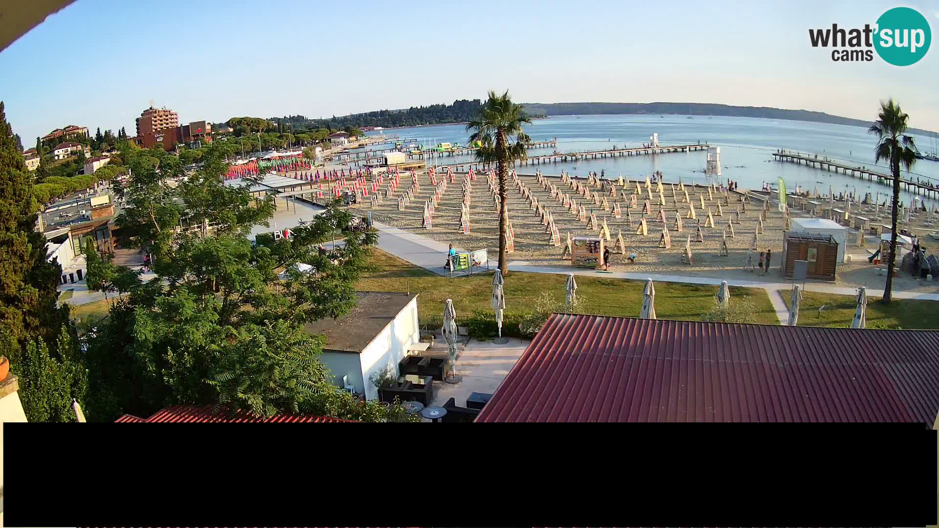 Web kamera Portorož plaža – Kavarna Karamela