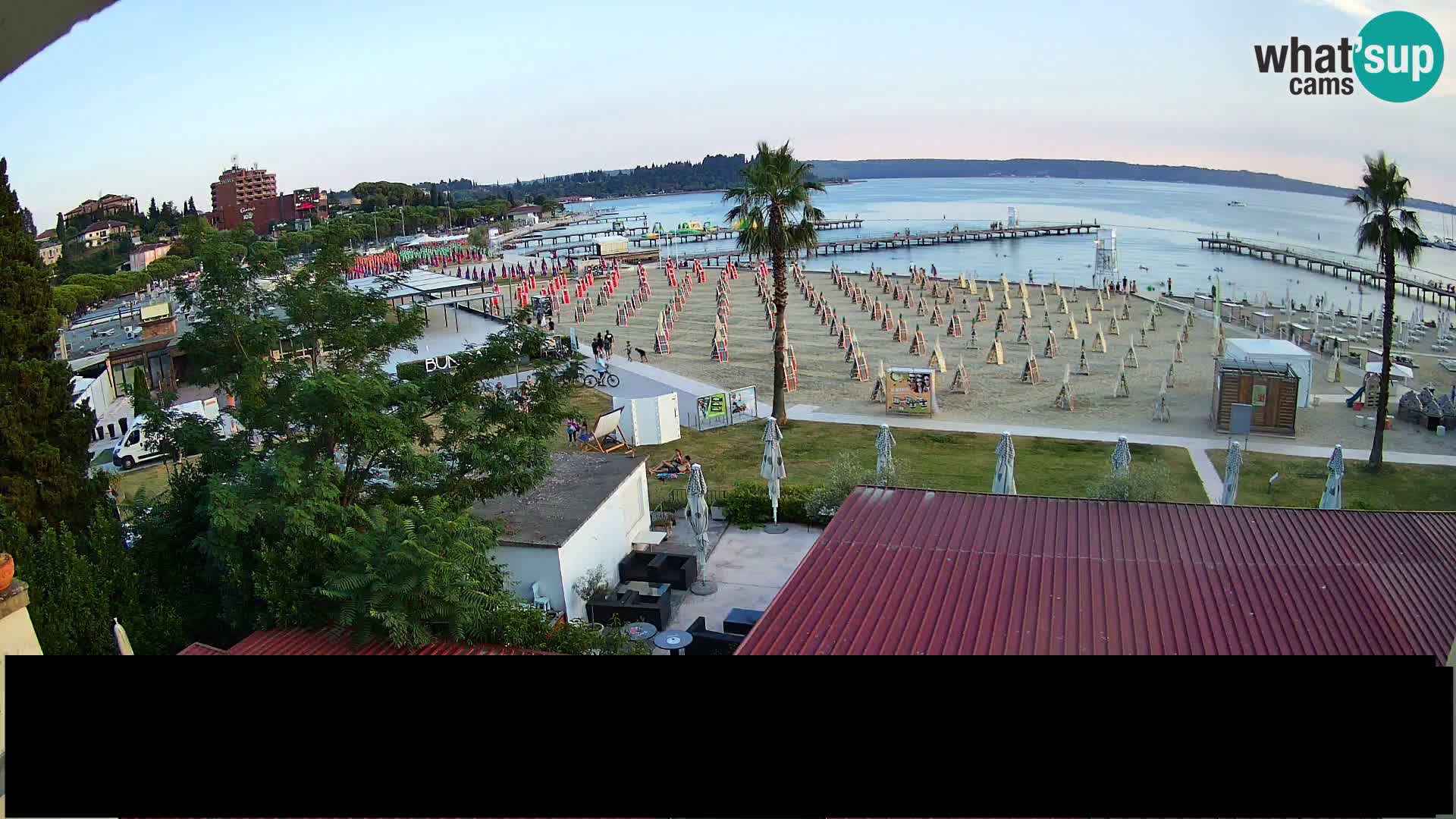 Web kamera Portorož plaža – Kavarna Karamela